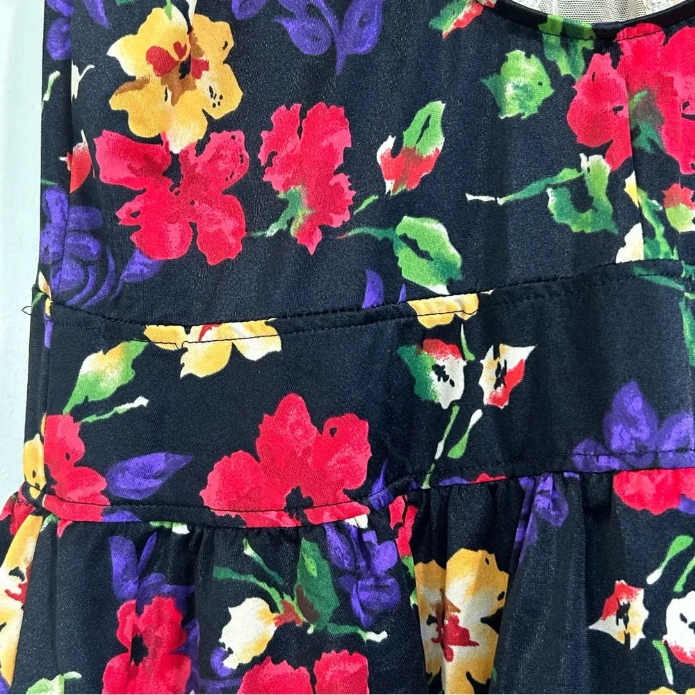 Westbound Beach Summer Swimwear Floral One Piece Skirt Swimsuit Size 24. - Picture 7 of 14
